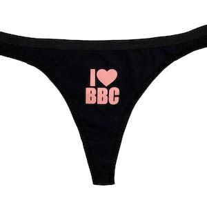 I Heart (Love) BBC Thong Panty with Color Options